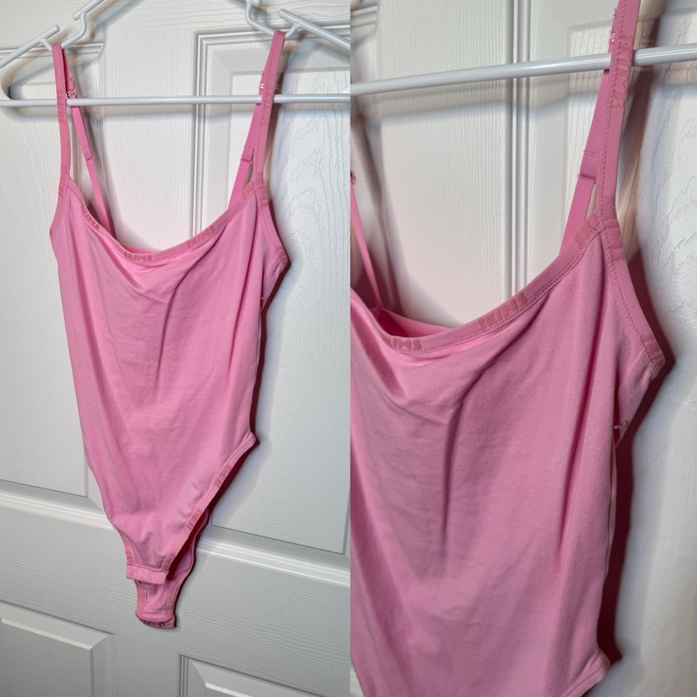 SKIMS Pink Bodysuit